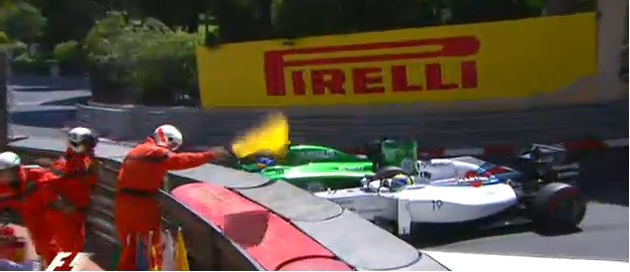 scontro massa ericksen gp monaco 2014