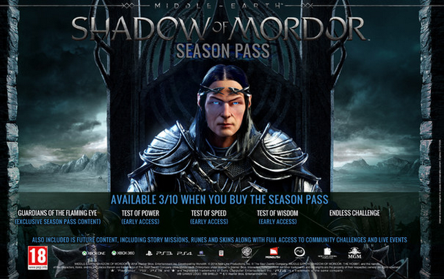 season pass middle earth shadow of mordor in uscita ad ottobre caratteristiche e nuove sfide