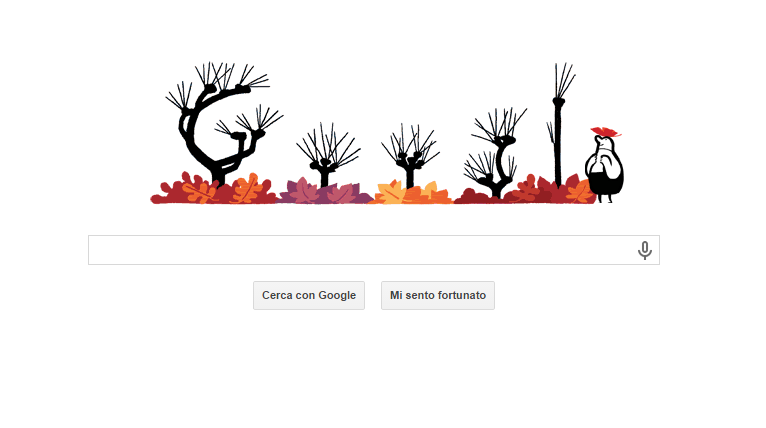 nuovo doodle google autunno animato 23 settembre