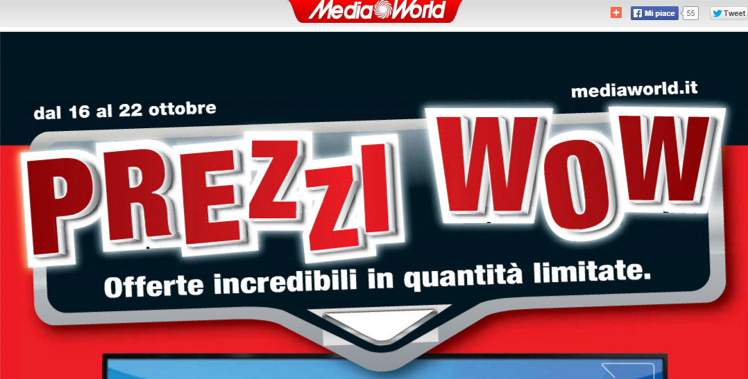 volantino mediaworld dal 16 ottobre al 22 ottobre smartphone tablet pc smart tv ps4 note 4