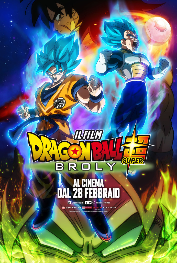 Dragon Ball Super Broly - Poster Ufficiale Italiano