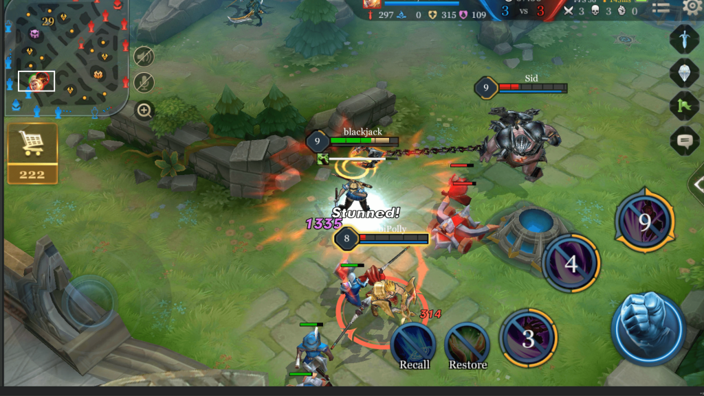 arena battle